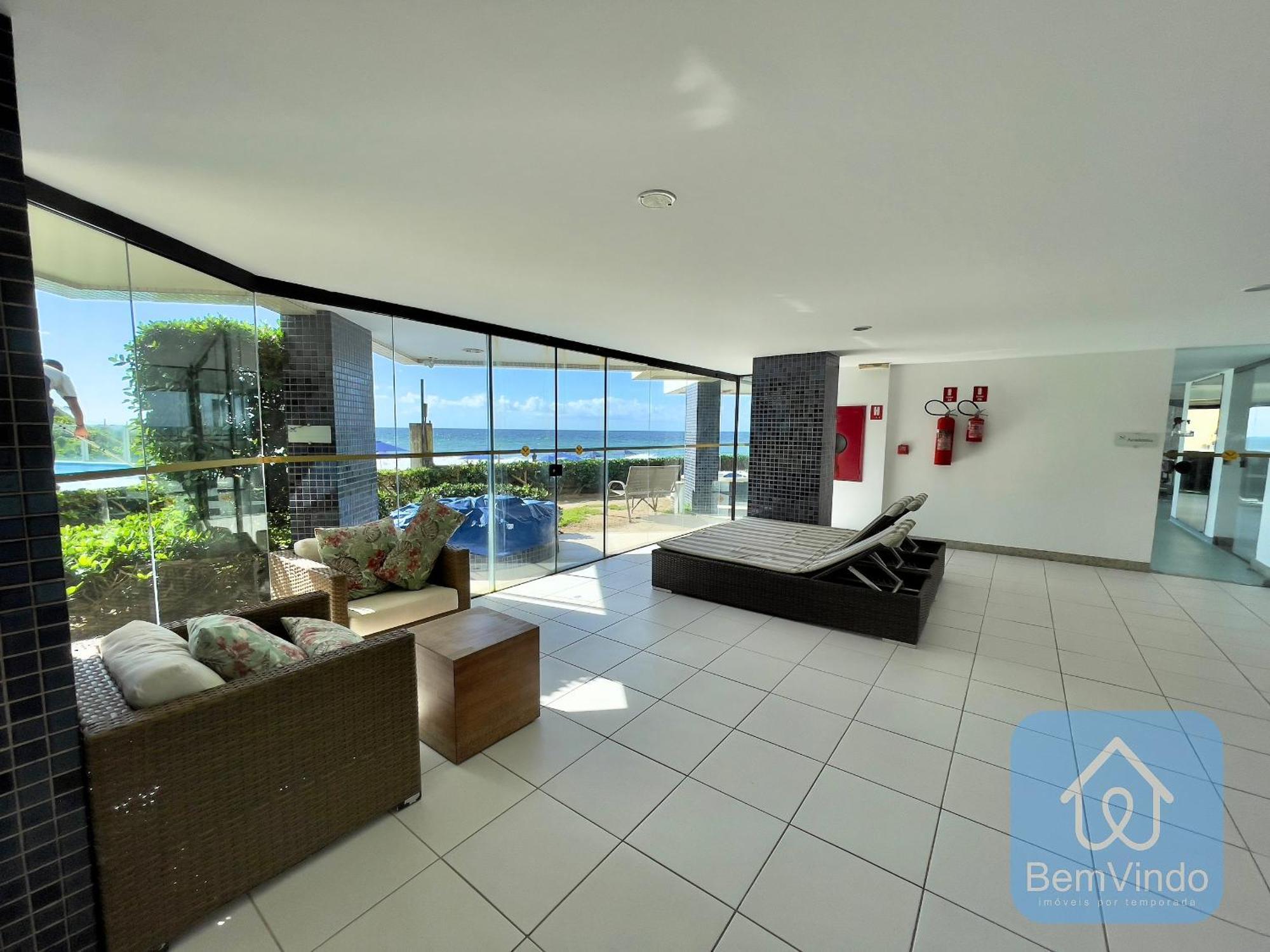 Apartamento Completo Com Vista Mar E Pe Na Areia Салвадор Екстер'єр фото
