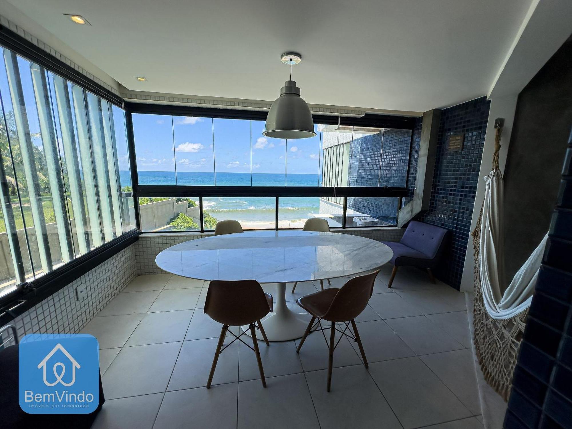 Apartamento Completo Com Vista Mar E Pe Na Areia Салвадор Екстер'єр фото