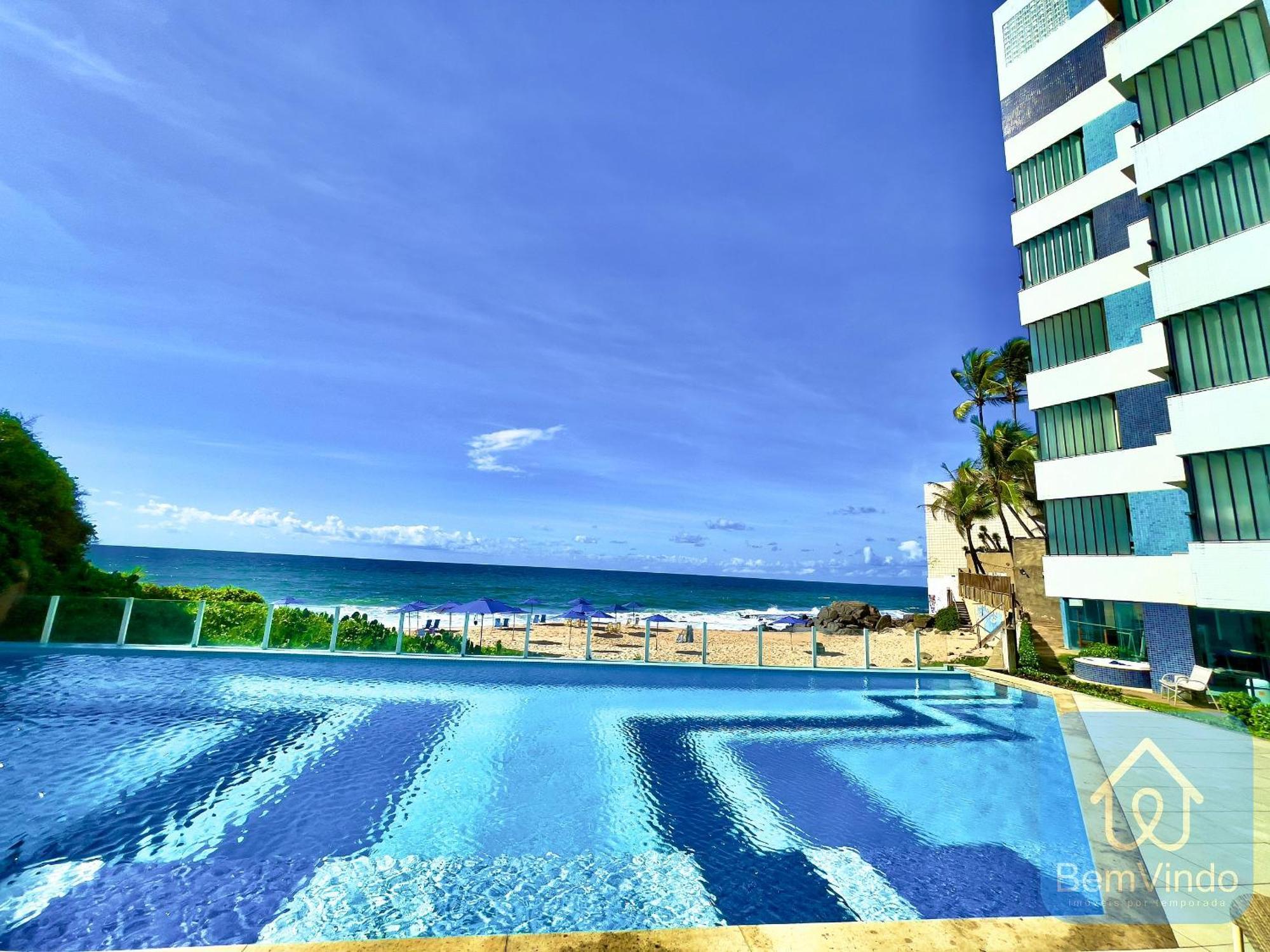 Apartamento Completo Com Vista Mar E Pe Na Areia Салвадор Екстер'єр фото