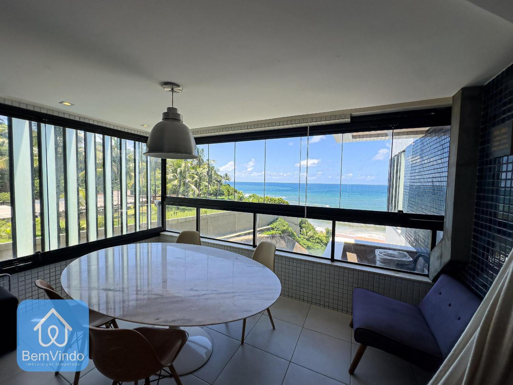 Apartamento Completo Com Vista Mar E Pe Na Areia Салвадор Екстер'єр фото