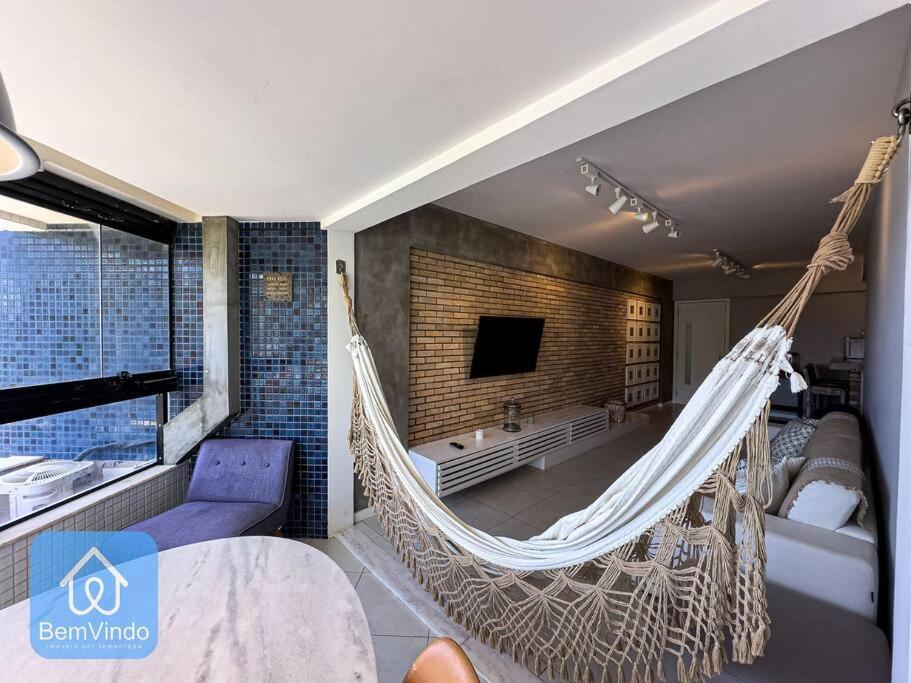 Apartamento Completo Com Vista Mar E Pe Na Areia Салвадор Екстер'єр фото