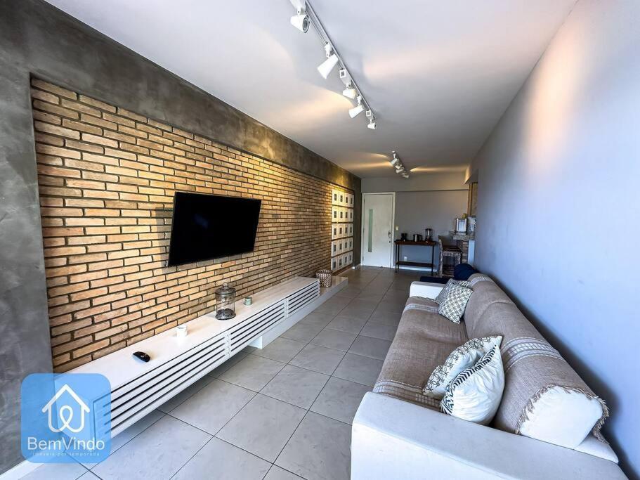 Apartamento Completo Com Vista Mar E Pe Na Areia Салвадор Екстер'єр фото